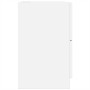 Engineered wood white bathroom cabinet 40x37x59 cm by , Bathroom furniture - Ref: Foro24-848101, Price: 73,00 €, Discount: %