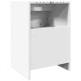 Engineered wood white bathroom cabinet 40x37x59 cm by , Bathroom furniture - Ref: Foro24-848101, Price: 73,00 €, Discount: %