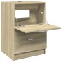 Armario de lavabo madera de ingeniería roble Sonoma 40x37x59 cm de , Muebles de baño - Ref: Foro24-848103, Precio: 71,00 €, D...