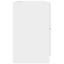 Engineered wood white bathroom cabinet 59x37x59 cm by , Bathroom furniture - Ref: Foro24-848108, Price: 88,10 €, Discount: %