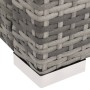 Tumbona doble de ratán sintético gris de vidaXL, Camas para exteriores - Ref: Foro24-312155, Precio: 345,99 €, Descuento: %