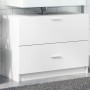 Engineered wood white bathroom cabinet 78x37x59 cm by , Bathroom furniture - Ref: Foro24-848115, Price: 103,36 €, Discount: %