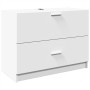 Engineered wood white bathroom cabinet 78x37x59 cm by , Bathroom furniture - Ref: Foro24-848115, Price: 103,36 €, Discount: %