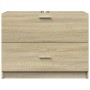 Engineered wood bathroom cabinet in Sonoma oak, 78x37x59 cm. by , Bathroom furniture - Ref: Foro24-848117, Price: 100,45 €, D...