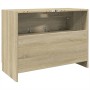 Armario de lavabo madera de ingeniería roble Sonoma 78x37x59 cm de , Muebles de baño - Ref: Foro24-848117, Precio: 100,99 €, ...