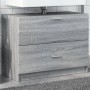 Engineered wood gray Sonoma sink cabinet 78x37x59 cm by , Bathroom furniture - Ref: Foro24-848120, Price: 103,36 €, Discount: %