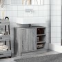 Engineered wood gray Sonoma sink cabinet 63x29x55 cm by , Bathroom furniture - Ref: Foro24-848134, Price: 62,38 €, Discount: %