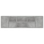 Corner furniture made of gray concrete engineered wood, 160x40x45 cm by , Closets and storage - Ref: Foro24-3307822, Price: 1...