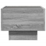 Mesa auxiliar con LED madera ingeniería gris Sonoma 40x40x30cm de , Mesas de centro - Ref: Foro24-847502, Precio: 77,65 €, De...