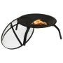 Kohlenbecken und Grill 2 in 1 mit Stahlschürhaken 56x56x49 cm von vidaXL, Kamine - Ref: Foro24-313352, Preis: 76,42 €, Rabatt: %