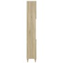 Armario de baño madera contrachapada roble Sonoma 30x30x190 cm de , Tocadores de baño - Ref: Foro24-849657, Precio: 84,46 €, ...