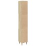 Armario de baño madera contrachapada roble Sonoma 30x30x190 cm de , Tocadores de baño - Ref: Foro24-849657, Precio: 84,46 €, ...