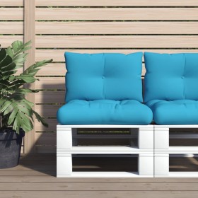 Cushions for pallets, 2 units, blue fabric by , Cushions for chairs and sofas - Ref: Foro24-360838, Price: 38,99 €, Discount: %