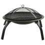 Kohlenbecken und Grill 2 in 1 mit Stahlschürhaken 56x56x49 cm von vidaXL, Kamine - Ref: Foro24-313352, Preis: 76,42 €, Rabatt: %