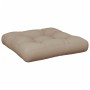 Cushion for pallet sofa in gray taupe fabric 50x50x12 cm by , Cushions for chairs and sofas - Ref: Foro24-360433, Price: 19,6...