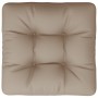 Cushion for pallet sofa in gray taupe fabric 50x50x12 cm by , Cushions for chairs and sofas - Ref: Foro24-360433, Price: 19,6...