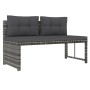 4-piece garden dining set with gray PE rattan cushions by vidaXL, Garden sets - Ref: Foro24-311914, Price: 248,86 €, Discount: %