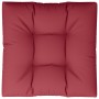 Cushion for pallet sofa, made of red wine fabric, 70x70x12 cm. by , Cushions for chairs and sofas - Ref: Foro24-360478, Price...