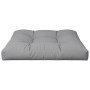 Cojín para sofá de palets de tela gris 80x80x12 cm de , Cojines para sillas y sofás - Ref: Foro24-360492, Precio: 37,51 €, De...