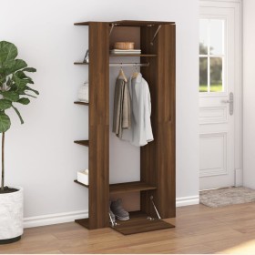 Hallway furniture 2 units oak brown plywood by vidaXL, Lockers and storage cabinets - Ref: Foro24-3114181, Price: 132,01 €, D...