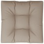 Cushion for a taupe gray fabric pallet sofa 80x80x12 cm by , Cushions for chairs and sofas - Ref: Foro24-360499, Price: 42,16...