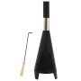 Estufa de jardín con atizador acero 38x38x122 cm de vidaXL, Chimeneas - Ref: Foro24-313355, Precio: 74,50 €, Descuento: %