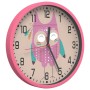 Reloj de pared poliestireno y cristal rosa Ø25,5 cm de , Relojes de pared - Ref: Foro24-4008399, Precio: 17,48 €, Descuento: %