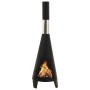 Estufa de jardín con atizador acero 38x38x122 cm de vidaXL, Chimeneas - Ref: Foro24-313355, Precio: 74,50 €, Descuento: %