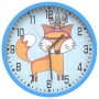 Wall clock made of polystyrene and blue glass Ø25.5 cm by , Wall clocks - Ref: Foro24-4008400, Price: 17,48 €, Discount: %