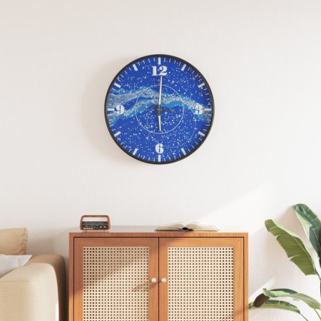 Reloj de pared con escalas y agujas luminosas azul Ø30 cm de , Relojes de pared - Ref: Foro24-4008409, Precio: 23,11 €, Descu...