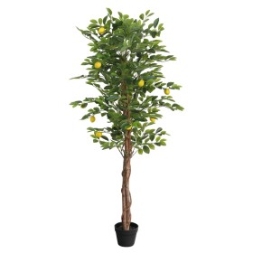 Artificial lemon tree with 3 green PP trunks 180 cm by , Trees - Ref: Foro24-4010678, Price: 116,04 €, Discount: %