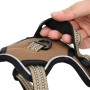 Brown adjustable dog harness with leash and collar. by , Dog products - Ref: Foro24-4013382, Price: 28,99 €, Discount: %