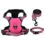 Hundegeschirr mit rosa verstellbarer Leine und Halsband in Größe L. von , Hundeprodukte - Ref: Foro24-4013394, Preis: 26,99 €...