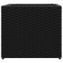 2 black synthetic rattan planters 36x30x32 cm by , Pots and planters - Ref: Foro24-3210531, Price: 64,18 €, Discount: %