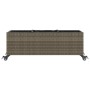 Pflanzgefäße mit Rädern 2 Stück synthetisches Rattan grau 107x32x38 cm von , Töpfe und Pflanzgefäße - Ref: Foro24-3210527, Pr...