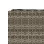 2 units of gray synthetic rattan planters with wheels, 107x32x38 cm by , Pots and planters - Ref: Foro24-3210527, Price: 122,...