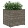 Pflanzkübel 2 Stück aus grauem synthetischem Rattan 36x30x32 cm von , Töpfe und Pflanzgefäße - Ref: Foro24-3210533, Preis: 64...