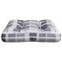 Cushion for a gray plaid fabric pallet sofa by , Cushions for chairs and sofas - Ref: Foro24-360892, Price: 16,73 €, Discount: %