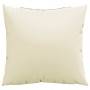 Sofa cushions 4 units cream fabric 40x40 cm by , Cushions for chairs and sofas - Ref: Foro24-360361, Price: 33,37 €, Discount: %