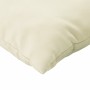 Sofa cushions 4 units cream fabric 40x40 cm by , Cushions for chairs and sofas - Ref: Foro24-360361, Price: 33,37 €, Discount: %