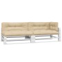 Cushions for pallet sofa, 5 units, beige fabric by , Cushions for chairs and sofas - Ref: Foro24-360780, Price: 136,79 €, Dis...