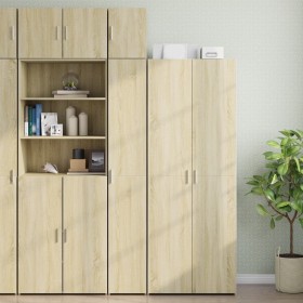 Narrow engineered wood wardrobe in Sonoma oak, 30x42.5x225 cm by , Sideboards - Ref: Foro24-3281261, Price: 157,38 €, Discoun...