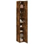 Narrow smoked oak engineered wood wardrobe 30x42.5x225 cm by , Sideboards - Ref: Foro24-3281263, Price: 157,43 €, Discount: %