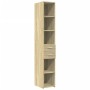 Narrow engineered wood wardrobe in Sonoma oak, 30x42.5x225 cm by , Sideboards - Ref: Foro24-3281268, Price: 131,12 €, Discoun...