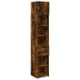 Narrow smoked oak engineered wood wardrobe 40x42.5x225 cm by , Sideboards - Ref: Foro24-3281277, Price: 171,60 €, Discount: %