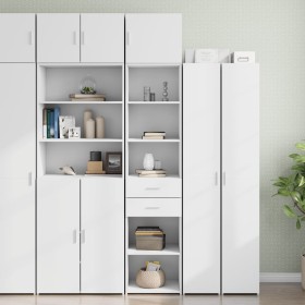 Narrow white engineered wood wardrobe 45x42.5x225 cm by , Sideboards - Ref: Foro24-3281294, Price: 173,99 €, Discount: %