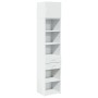 Narrow white engineered wood wardrobe 45x42.5x225 cm by , Sideboards - Ref: Foro24-3281294, Price: 172,87 €, Discount: %