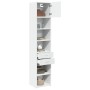 Narrow white engineered wood wardrobe 45x42.5x225 cm by , Sideboards - Ref: Foro24-3281294, Price: 172,87 €, Discount: %