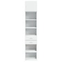 Narrow white engineered wood wardrobe 45x42.5x225 cm by , Sideboards - Ref: Foro24-3281294, Price: 172,87 €, Discount: %