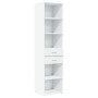 Narrow white engineered wood wardrobe 45x42.5x225 cm by , Sideboards - Ref: Foro24-3281294, Price: 172,87 €, Discount: %